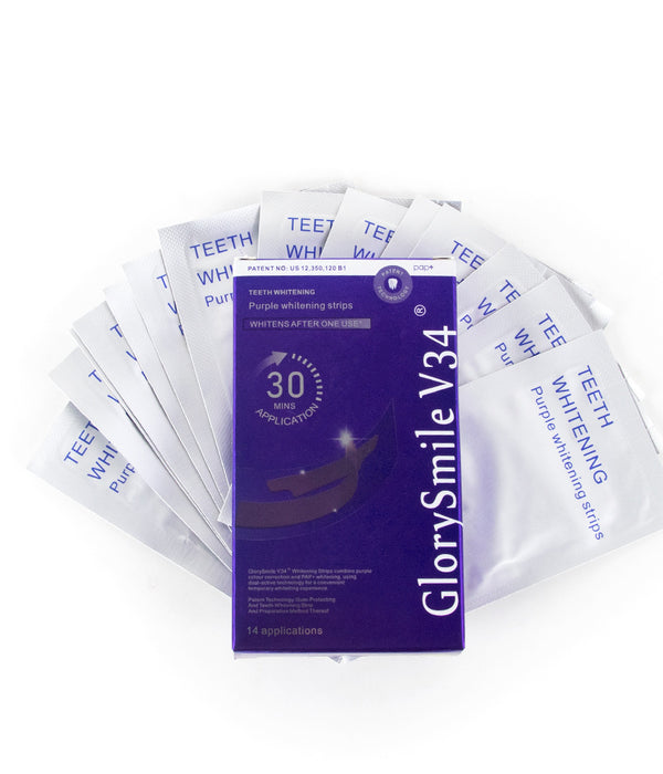 Purple Teeth Whitening Strips