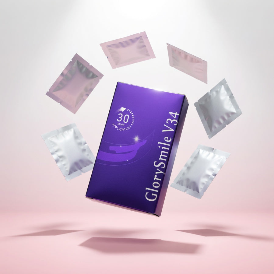 Purple Teeth Whitening Strips