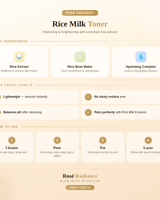 DR Roséva Rice Milk Toner — Hydrating & Brightening